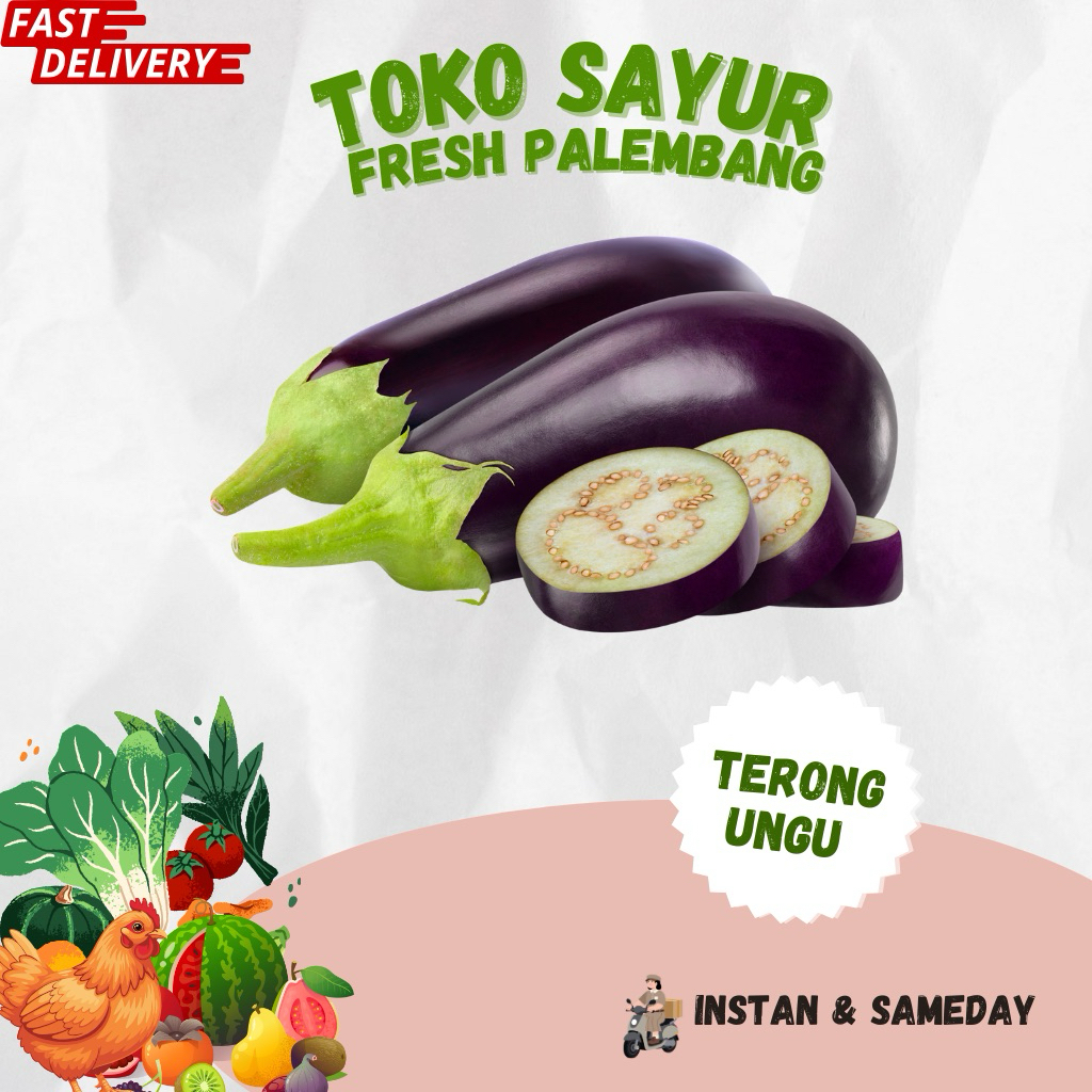 Terong Ungu Fresh - Toko Sayur Fresh Palembang