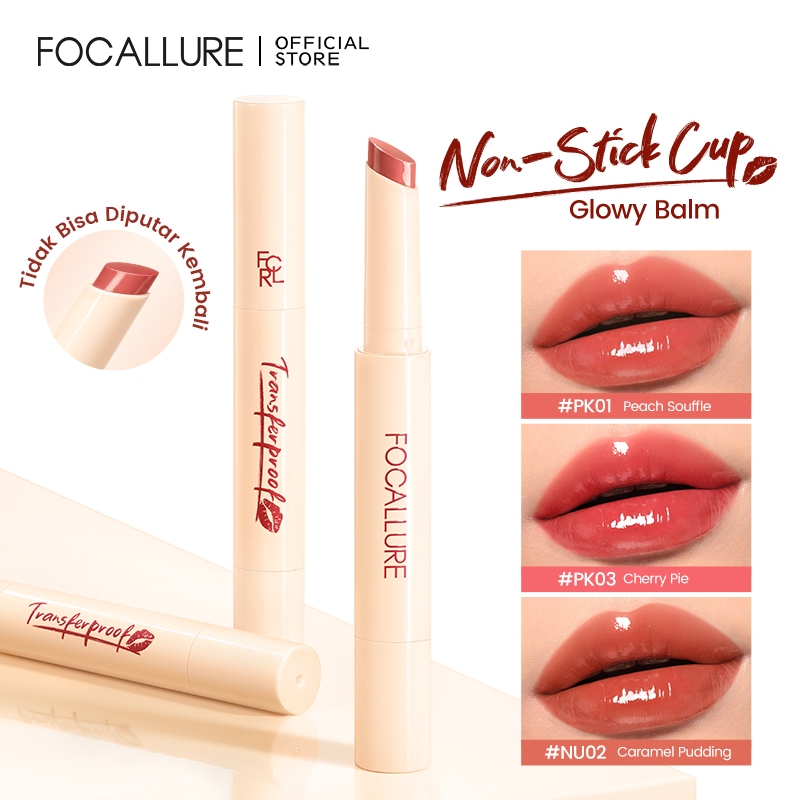 FOCALLURE Glossy Lip Balm Lock-shining  Lip Tint Super Glazed #TransferproofHero