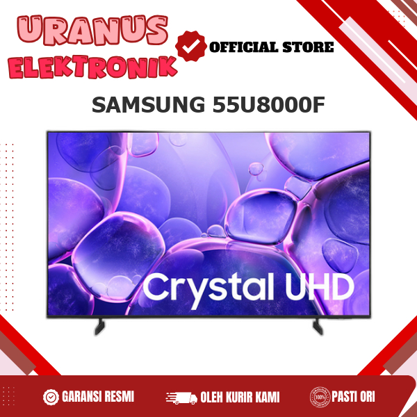 SAMSUNG 55U8000F Smart TV 55 Inch Crystal 4K UHD Q-Symphony Dolby Atmos TIZEN OS UA55U8000FKXXD UA55