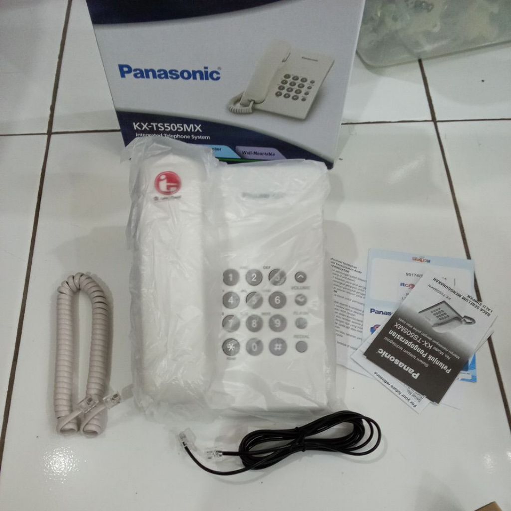 Telepon Panasonic KX-TS505 MX INTEGRATED TELEPHONE SYSTEM analog telepon