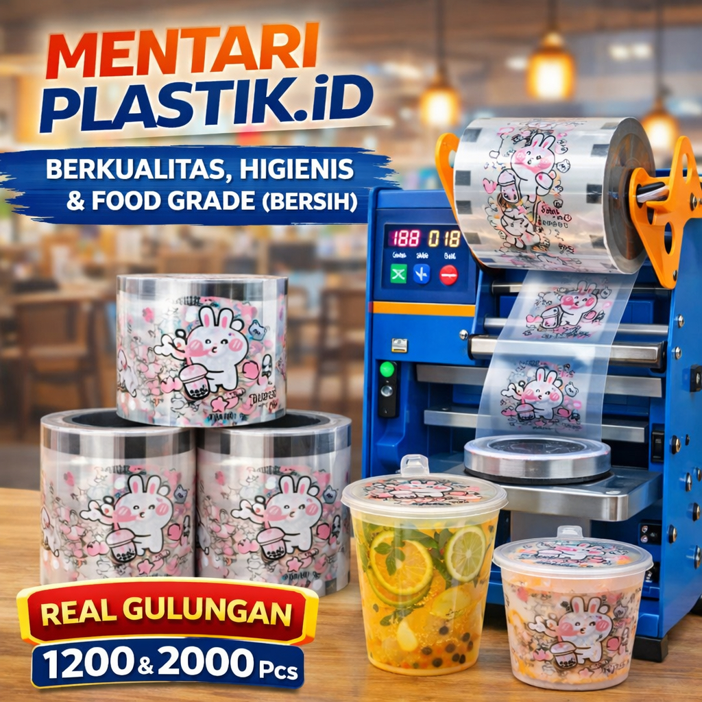 177 BEAR LUCU [1000, 1200, 2000] Seal Cup Plastik Lid / Cup Sealer / Seal Cup Plastik Lid / Plastik 