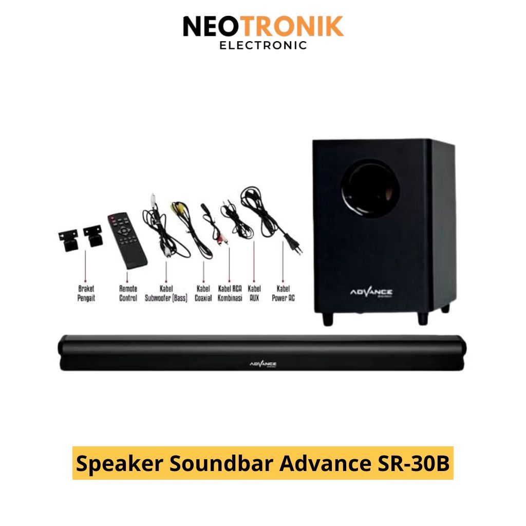 Speaker Soundbar Advance SR-30B