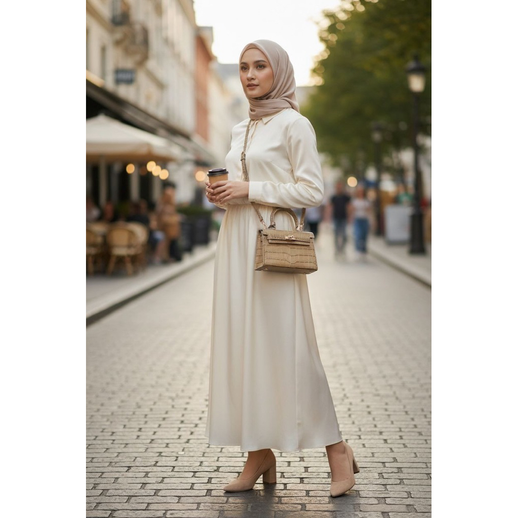 Tas Cewe Wanita Kulit Asli Kelly Mini Croco Emboss Genuine Leather Shoulder Hand Bag