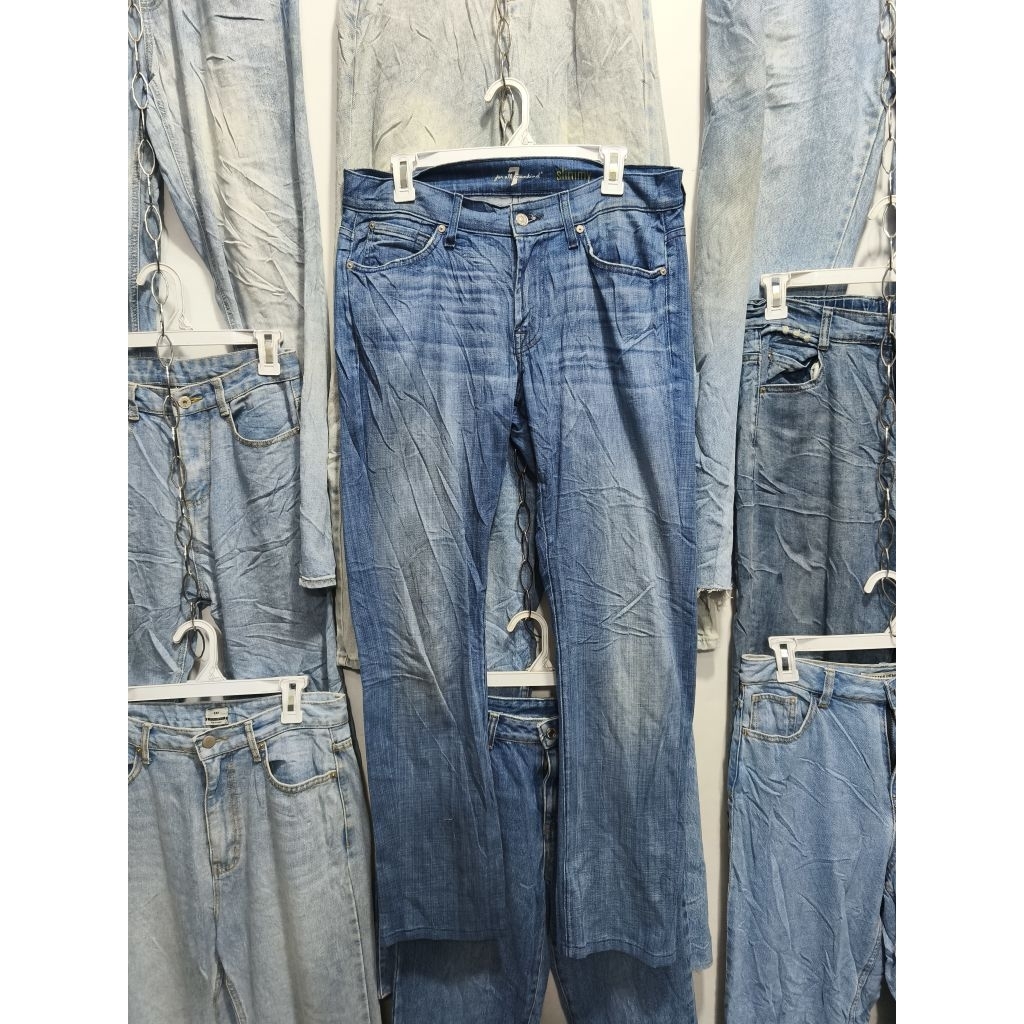 Celana jeans slim straight dari 7 FOR ALL MANKIND size34