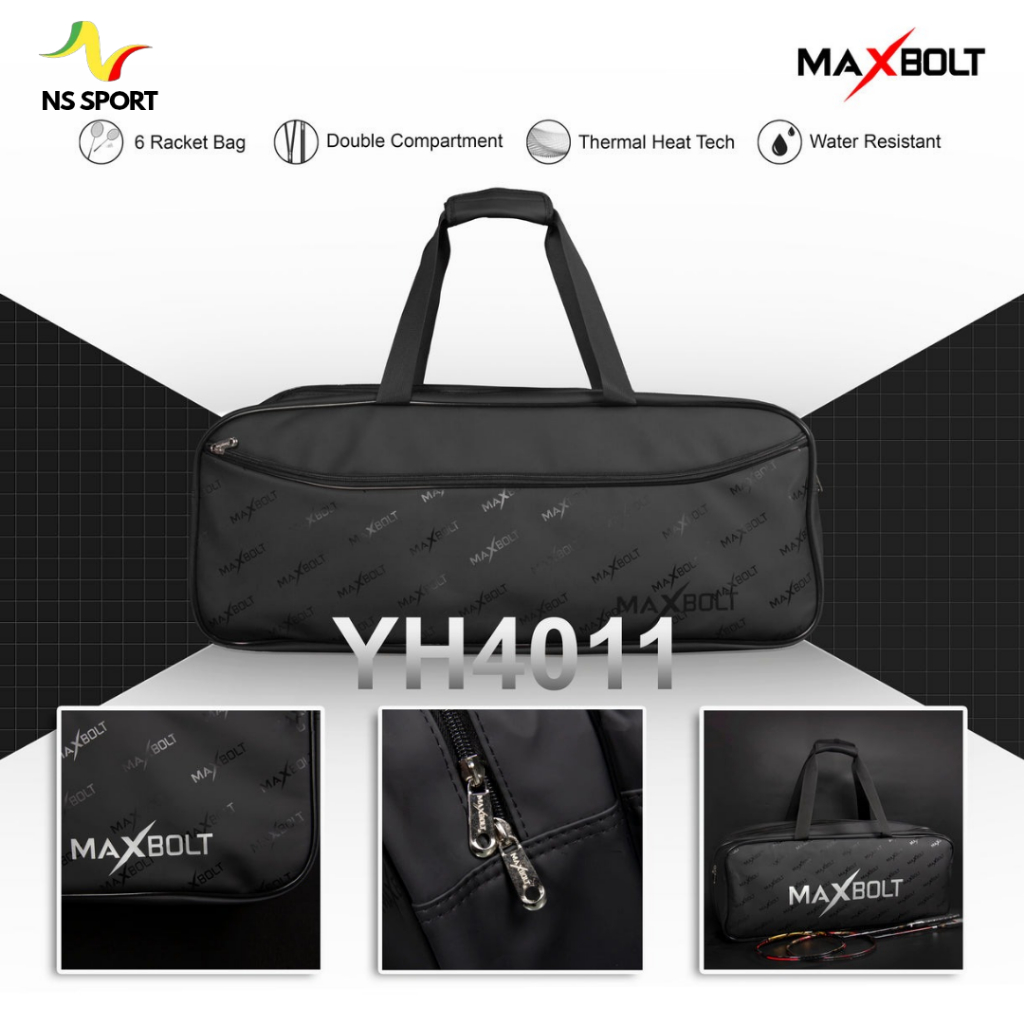 Maxbolt Tas Badminton YH4011 Black