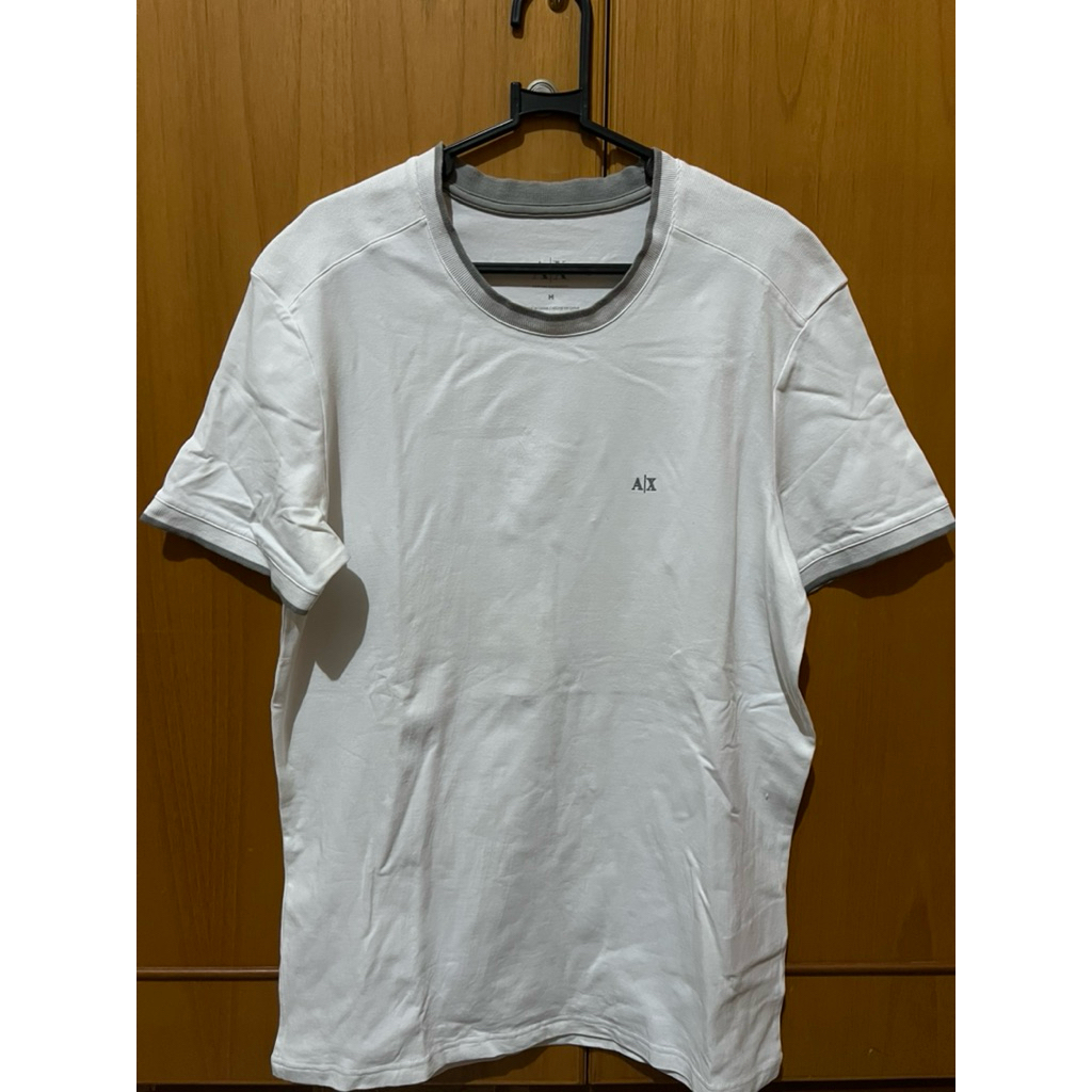 [PRELOVED] Armani Exchange T-Shirt Kaos Laki Tee White size M