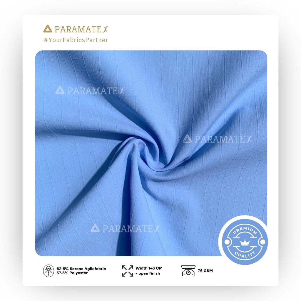Paramatex Sorona Ripstop Per Meter Kain Woven Eco-friendly Bahan Pakaian outdoor Jaket