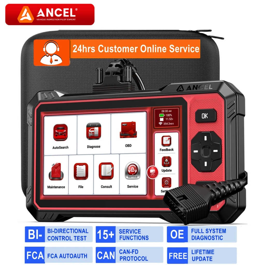 ANCEL DS410 Lite Scanner OBD2 Mobil Automotive Car Diagnostic Tool Semua Sistem OBD2 Scanner ABS EPB