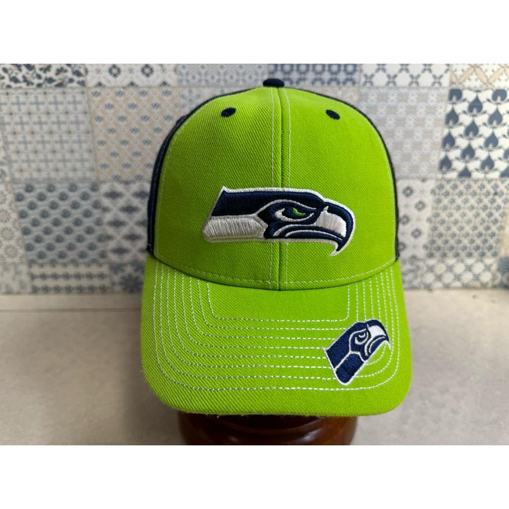 Topi Second Brand Branded Seattle Seahawks Original By NHL Team X Favorite Fan Official Tag