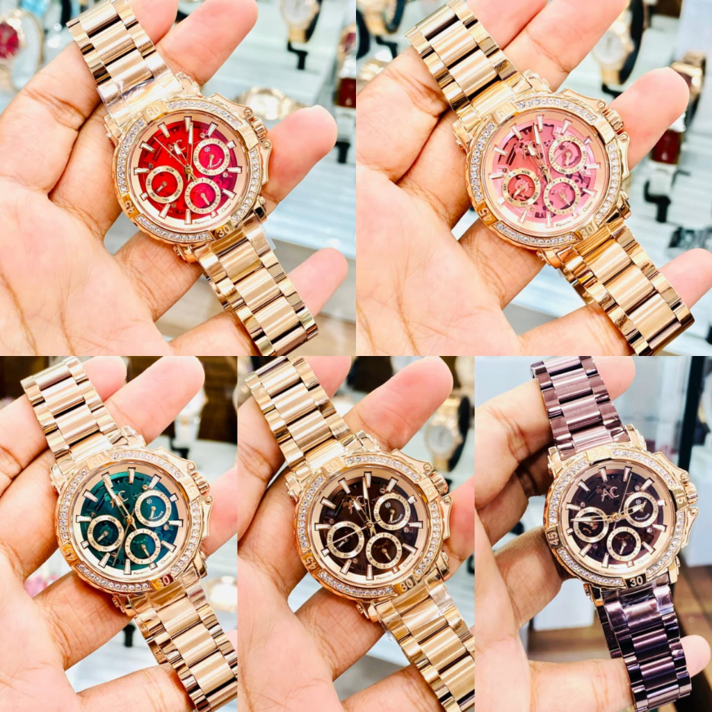JAM TANGAN WANITA ALEXANDRE CHRISTIE AC 9205 AC9205 ROSEGOLD SAPPHIRE ORIGINAL GARANSI RESMI