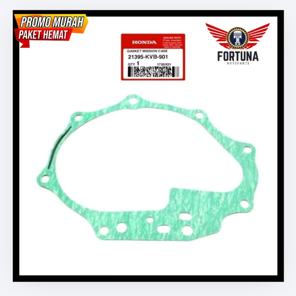 GASKET TRANSMISI GARDAN RASIO BEAT VARIO 110 SCOOPY 21395KVB901 KODE PARTS 21395-KVB-901 HGP AHM 100