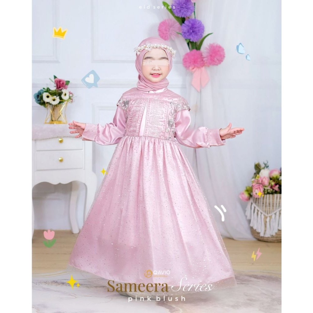 Dress Sameera Anak Gamis Anak Qavio