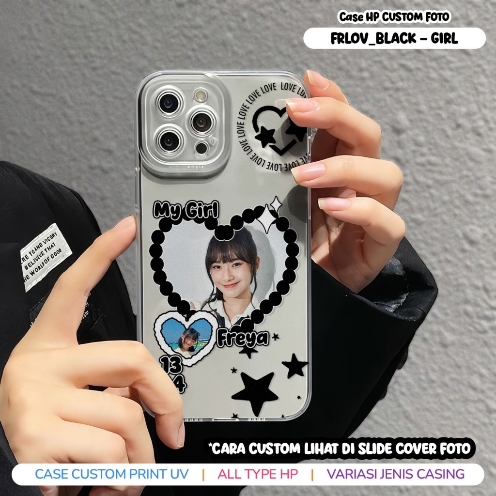 Casing Custom Foto & Nama – Softcase Custom Case HP Premium Print UV All Tipe / Casing Custom FRLOV