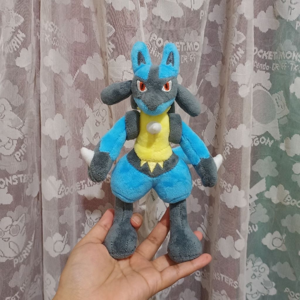BONEKA POKEMON POSSING LUCARIO pokemon center