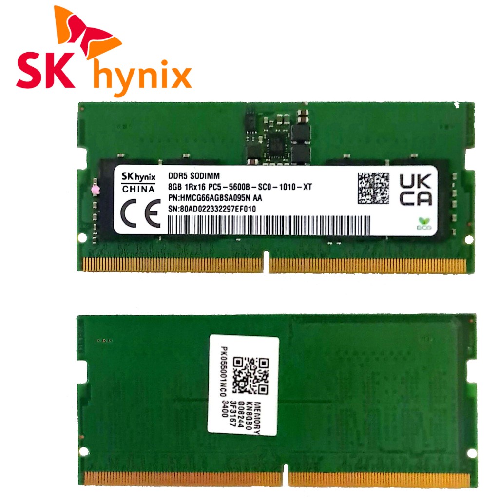 Memory RAM Laptop SODIMM SK Hynix DDR5 5600MHz (2x8 GB)