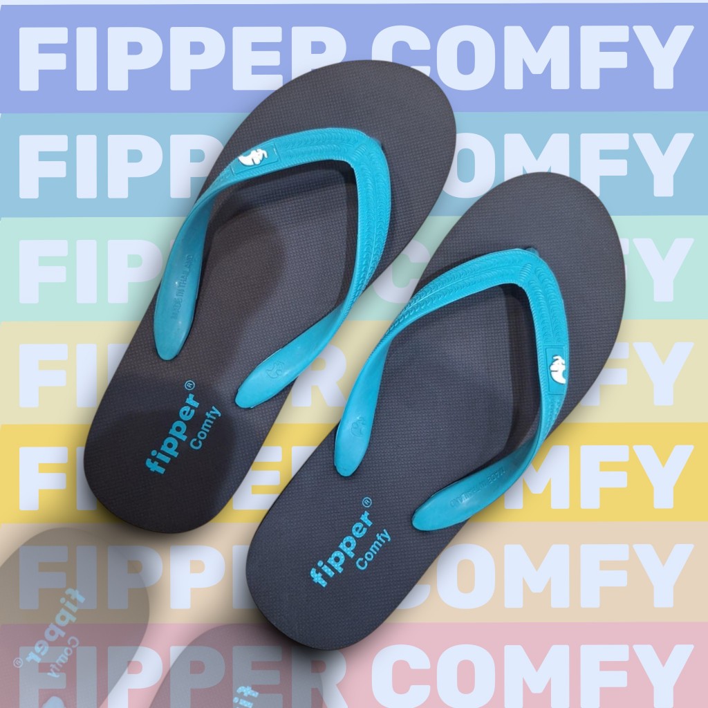 FIPPER - COMFY Turquoise - Sandal Jepit Pria