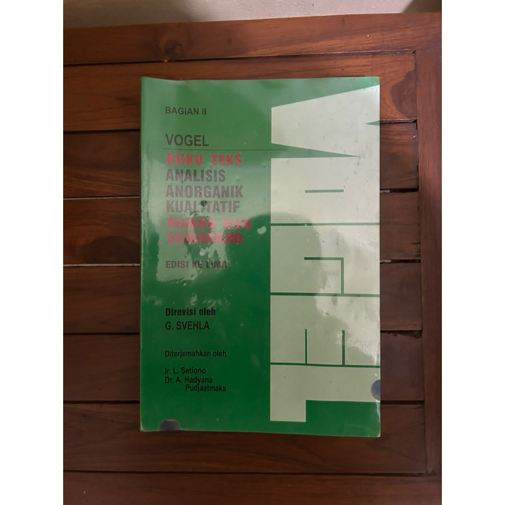 Buku Preloved Vogel bagian 2