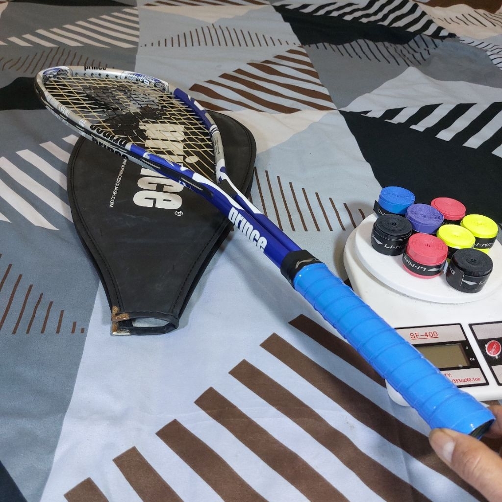 RAKET SQUASH  ORIGINAL PRINCE TF STORM BEKAS MASIH BAGUS