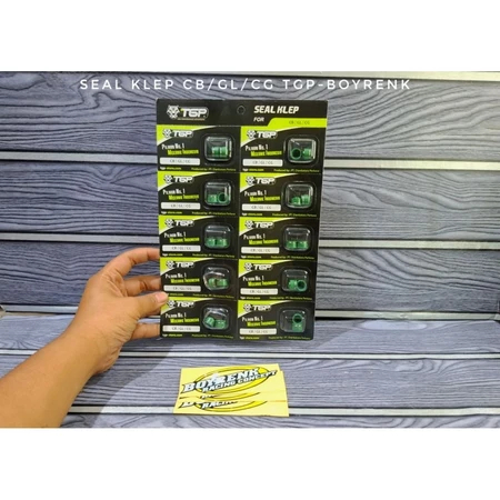 (1PASANG) SEAL KLEP SIL KLEP CB GL MP TIGER ORIGINAL TGP -BOYRENK RACING CONCEPT