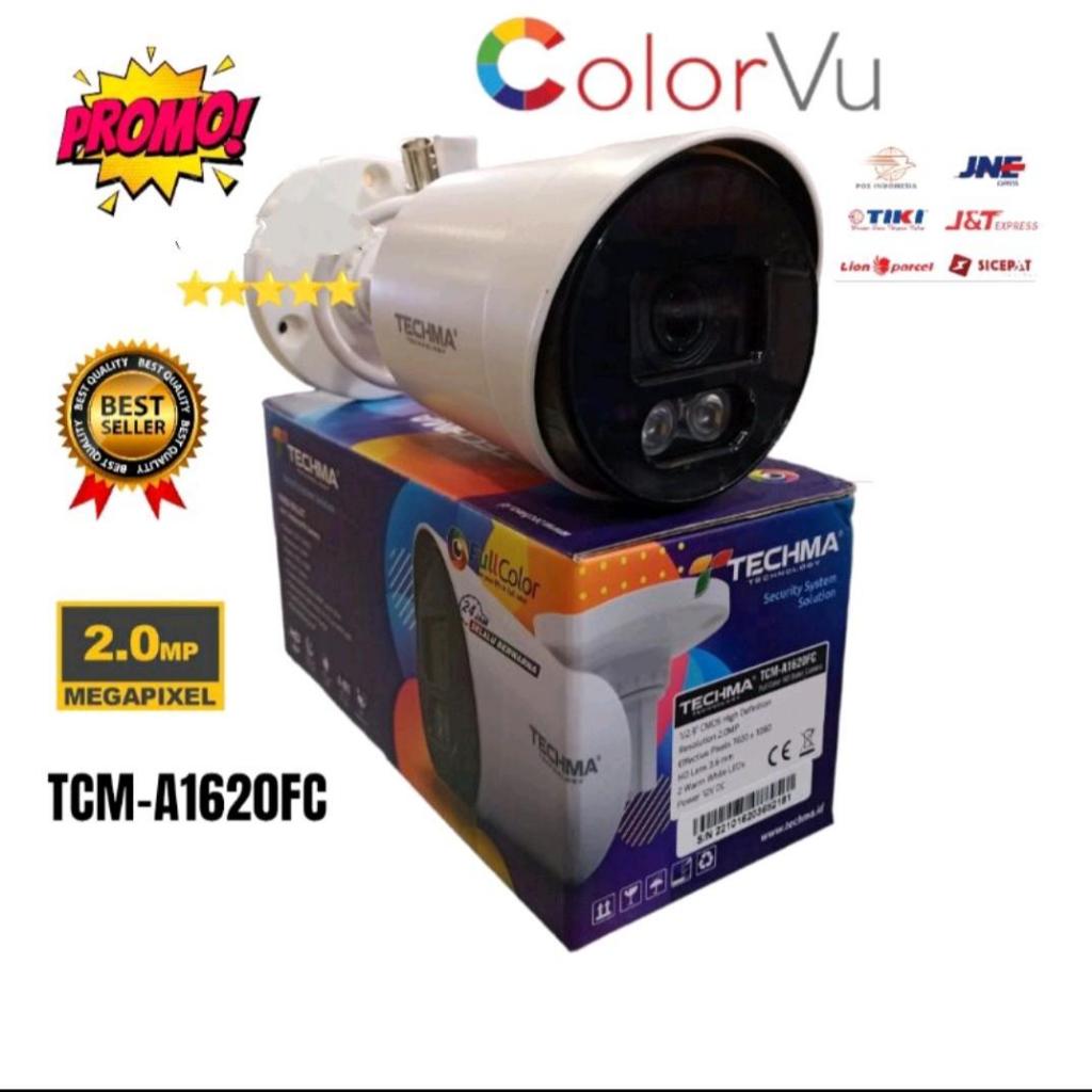 Camera cctv techma 2mp colorVu Outdoor Full Hd 1080P