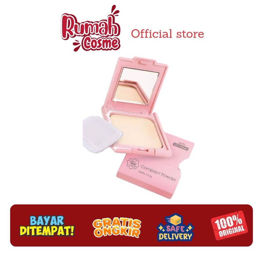 VIVA COMPAC POWDER FOUNDATION BEDAK PADAT PINK
