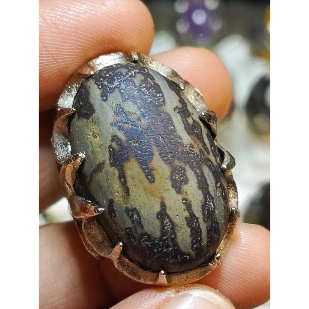 Batu akik jamal ampar madura nempel magnet  TopHQ R/9