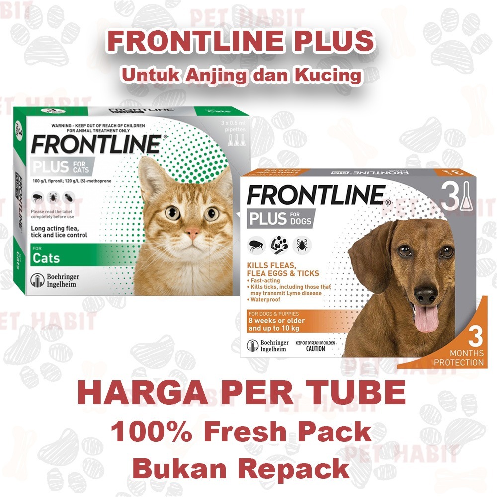Frontline Plus Cat and Dog Obat Kutu Untuk Kucing dan Anjing Varian