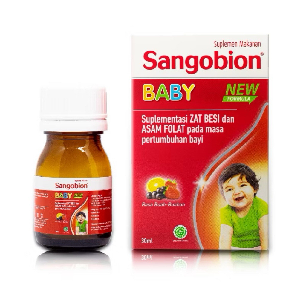 Sangobion Baby Drop 30ml - Zat Besi & Asam Folat untuk Anak Usia 0-2 Tahun