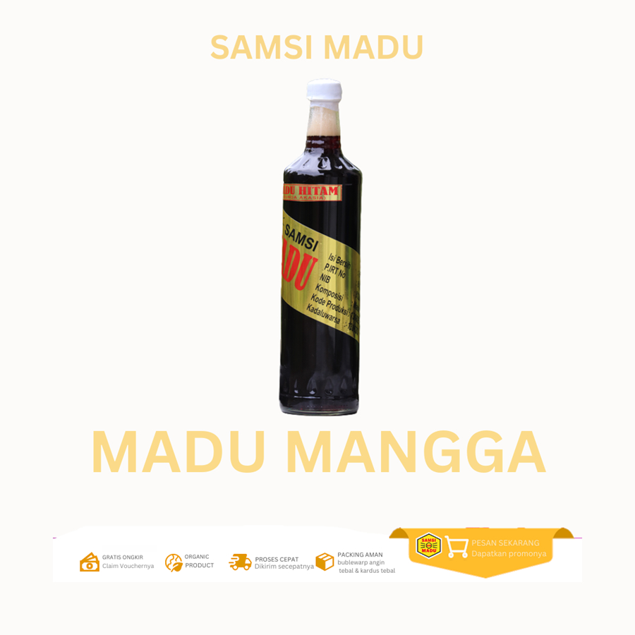 650 Madu Mangga SAMSI MADU Jombang Wonosalam Asli Murni Tanpa Campuran Original Halal PIRT