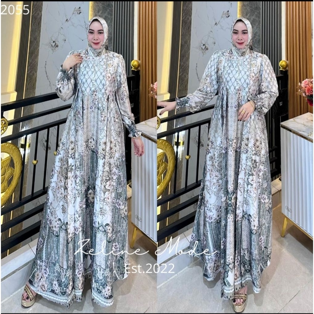 Gamis zeline mode#terbaru