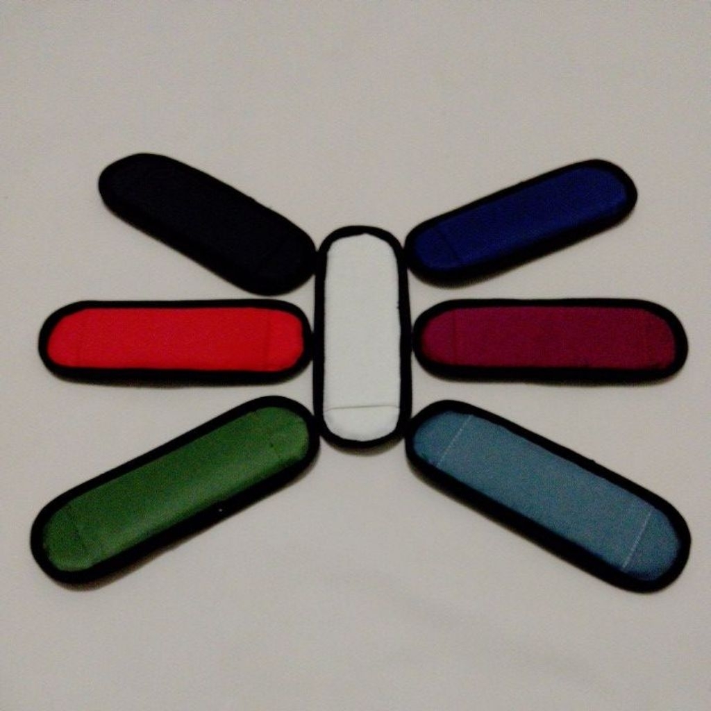 Bantalan tali tas selempang,bantalan pundak,bantalan bahu ,bantalan busa polypom 8ml,shoulder pad