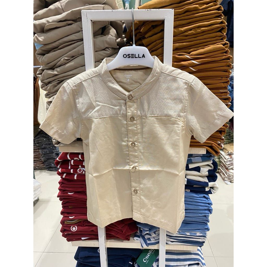 kemeja koko pendek anak laki merk osella