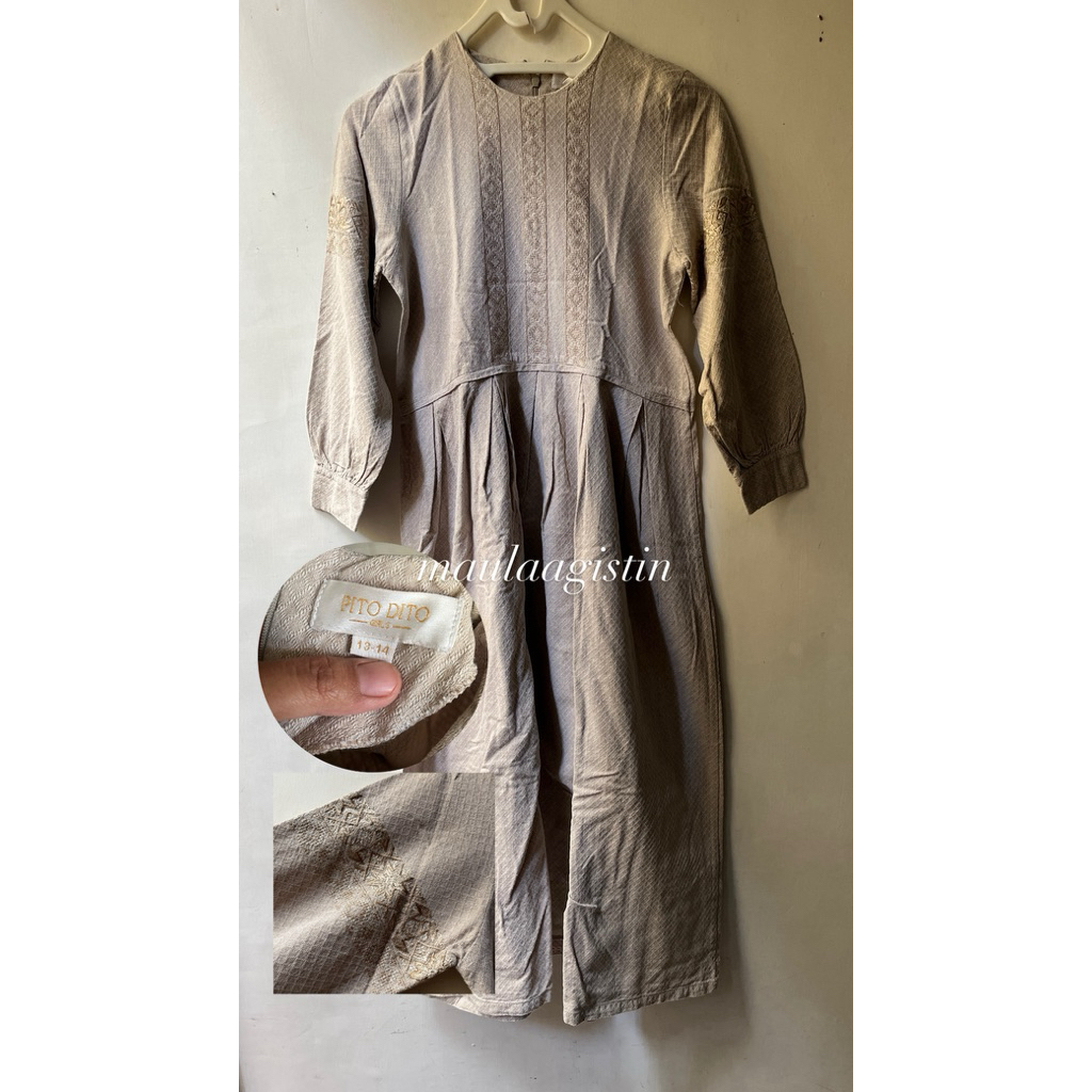 preloved gamis anak perempuan
