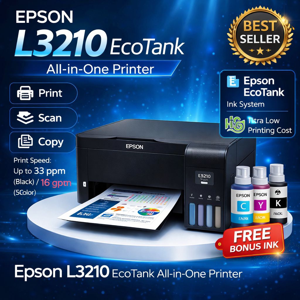 Mekanik Epson L3210 – Mesin Printer Tanpa Print Head