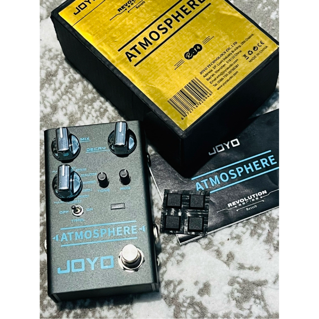 JOYO Reverb Aymosphere R14 Fullset Pedal Efek Gitar Bass Bekas
