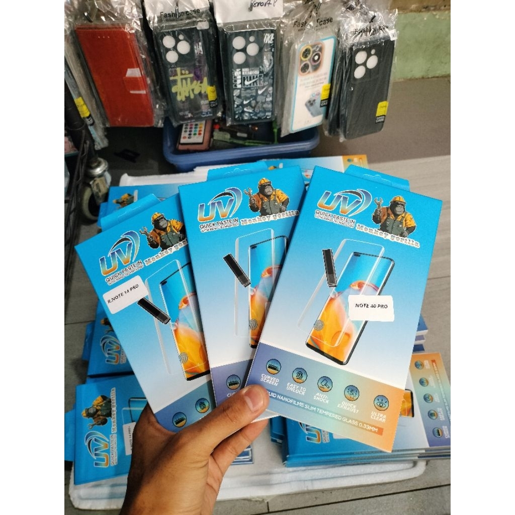 Anti Gores Kaca Curve / Layar Lengkung Infinix Note 40 Pro 40 Pro+ Hot 50 PRO+ 60 PRO+