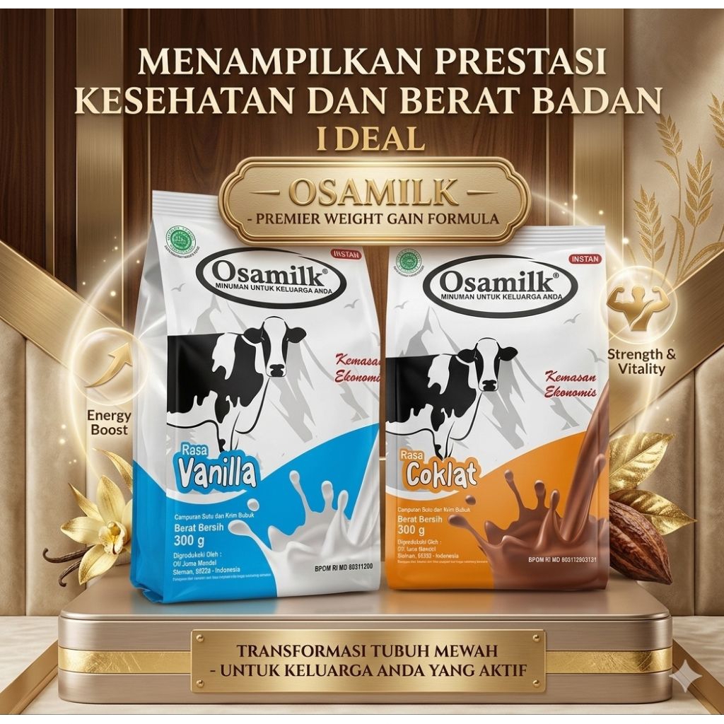 susu osamilk - susu gemuk osamilk - susu bubuk osamilk - susu rasa es krim