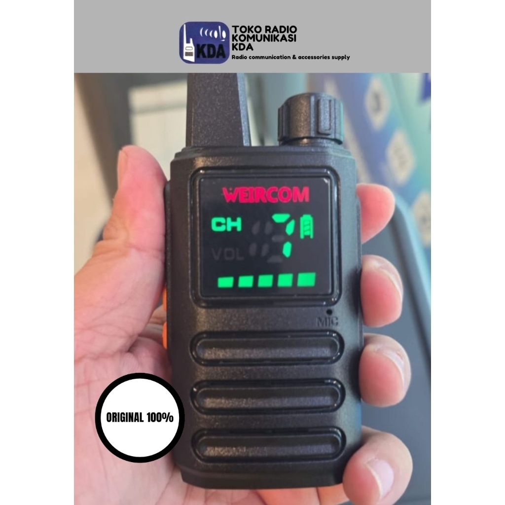HT WEIRCOM WR Q1 | BRAND NEW | POWER 3 WATT | UHF 400 - 470 MHz | HT WEIRCOM TIPE TERBARU | HT WEIRC