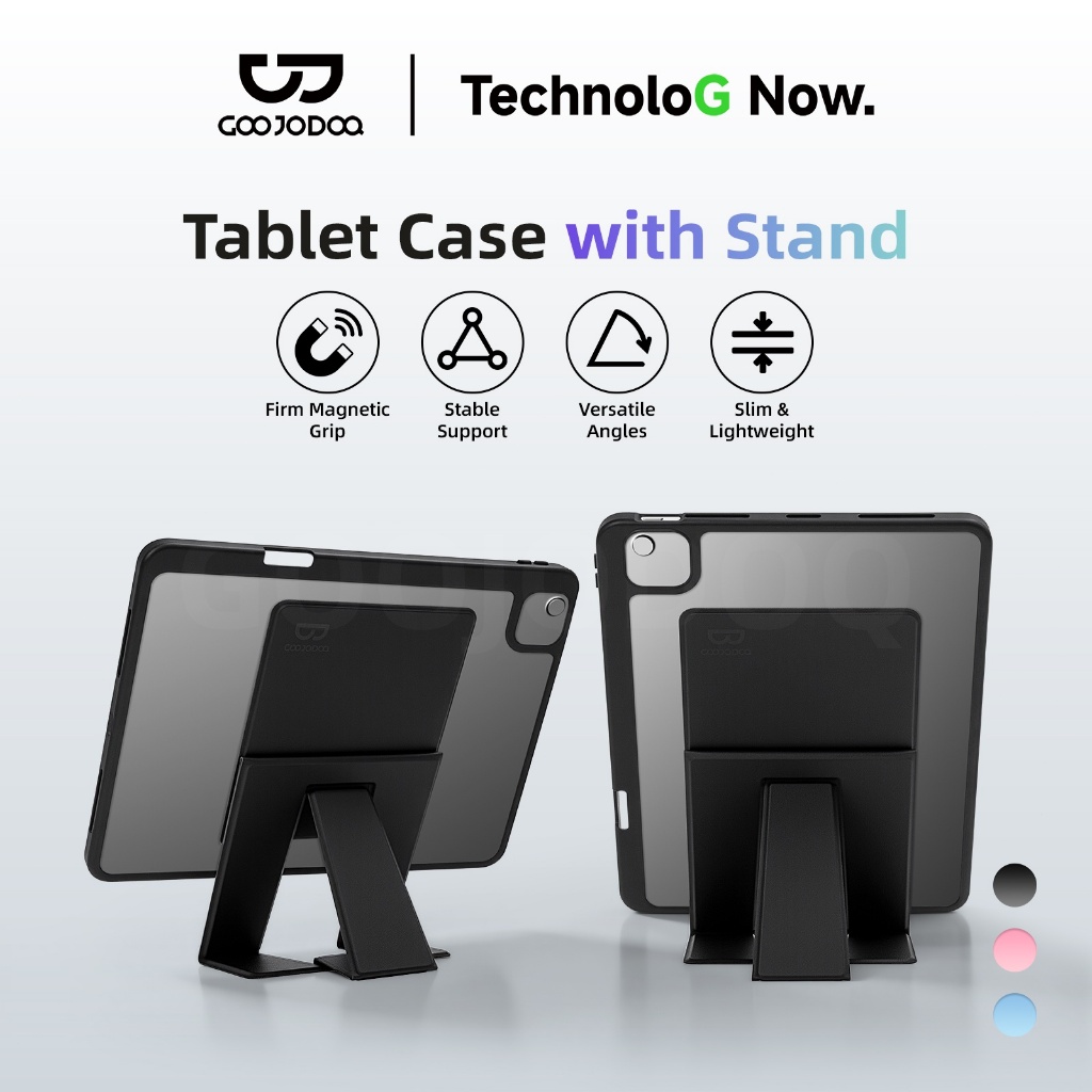 GOOJODOQ For iPad Case Strong Magnetic Dapat dilepas Bracket For iPad Air 4 5 6 10th iPad 10.2 pro 1