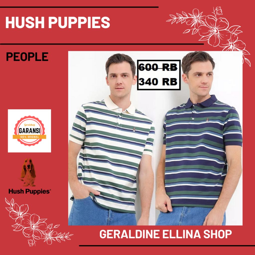 Baju kaos pria Hush Puppies original SALE seri NARBY