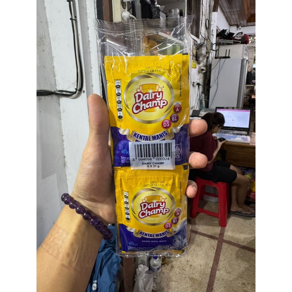 Condensed Milk Dairy Champ / Susu Kental Manis Dairy Champ - Sachet
