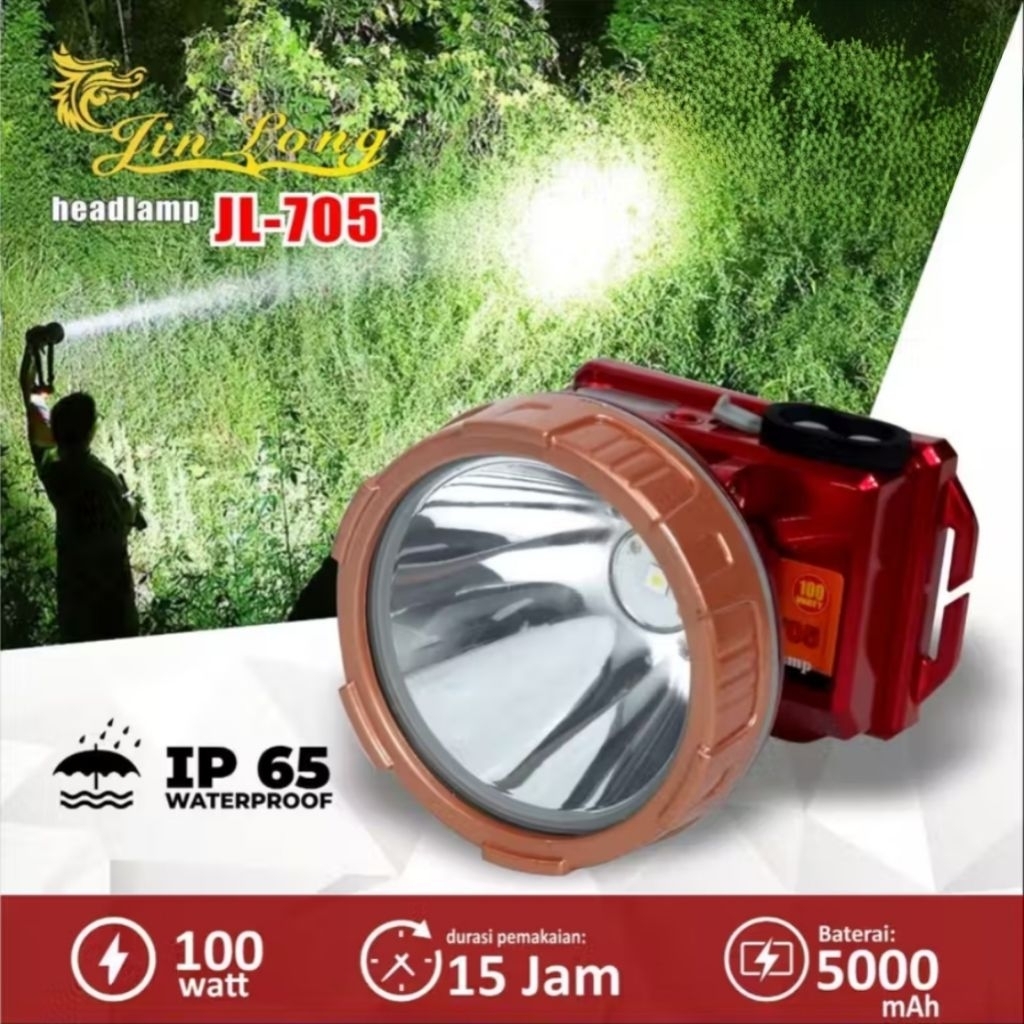 senter kepala JINLONG JL 705