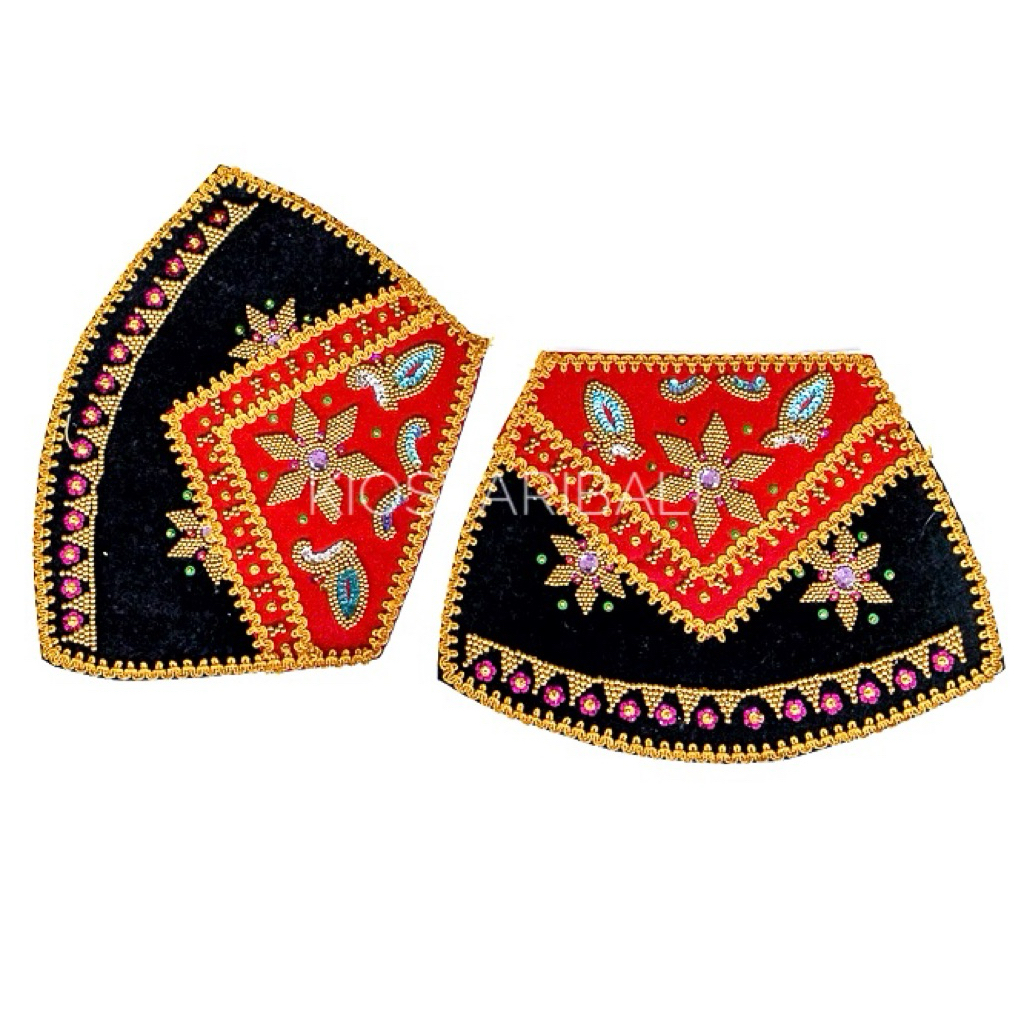 Stewel Tari Bali / Stewel Tari Topeng / Hiasan Kaki Penari Topeng Khas Bali / Kios Tari Bali / Kostu