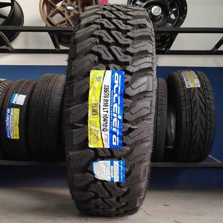 Ban Mobil Offroad Ring 16 235/70/16 Ban Tubles Accelera MT 01 Ukuran 235/70 Ring 16 Ban Lumpur