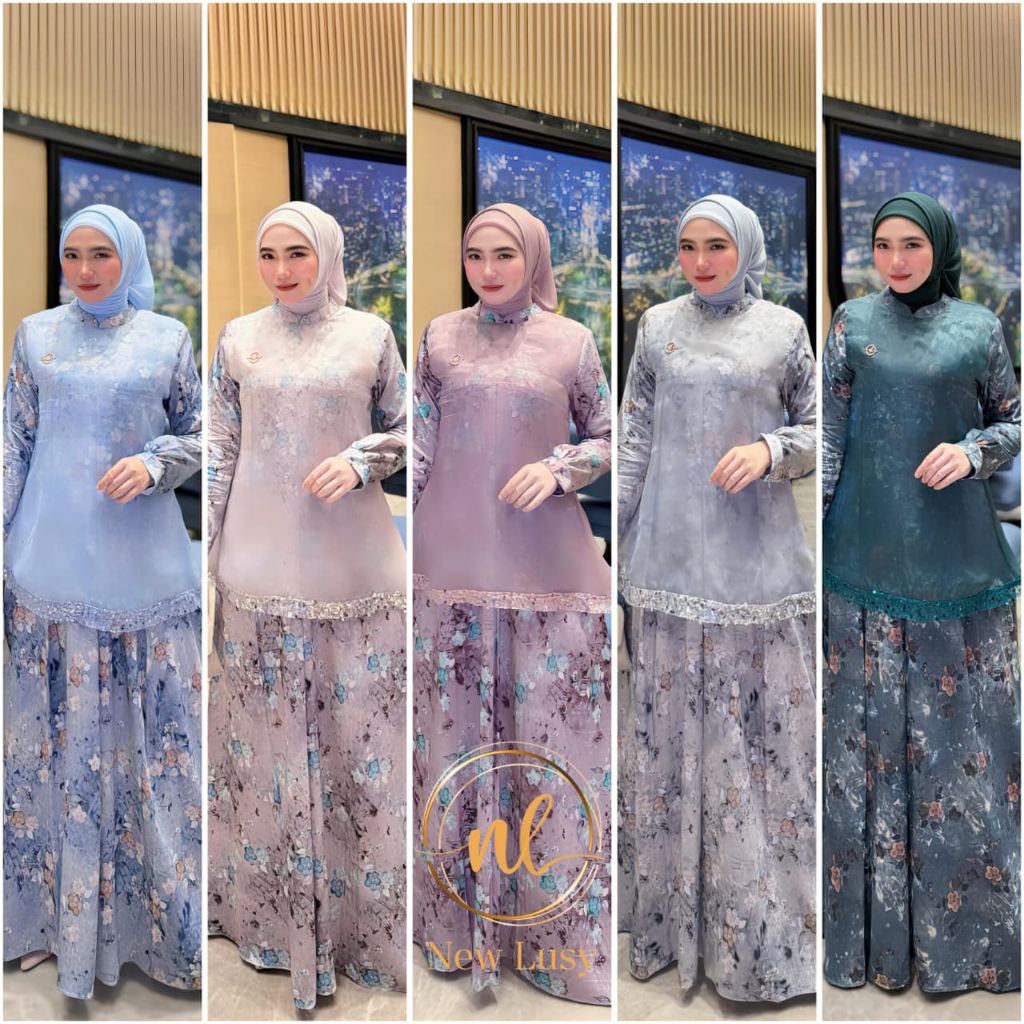 TIARA DRESS GAMIS ORGANZA NEW LUSY PREMIUM