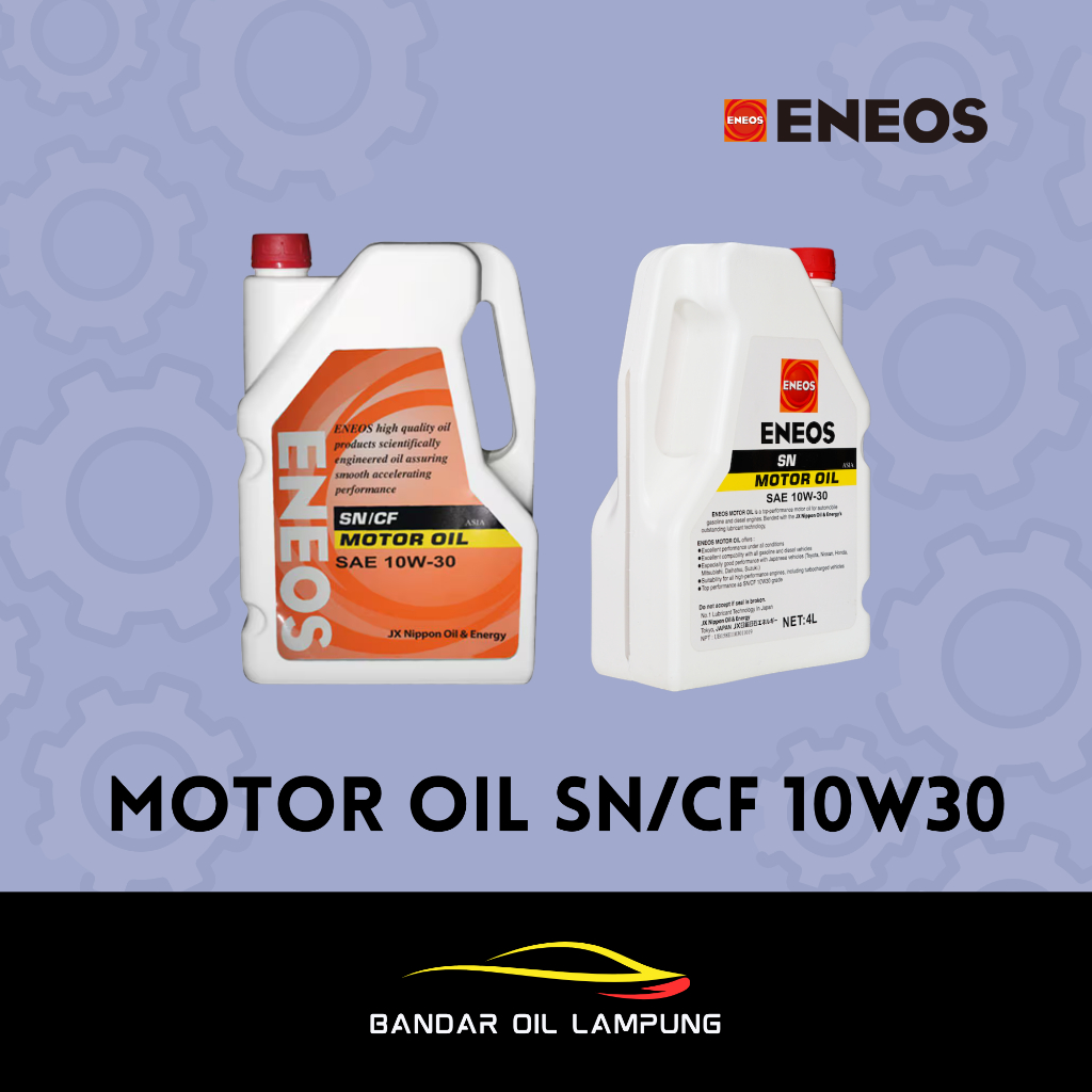 ENEOS X 10W-30 SN/CF (Synthetic Technology)