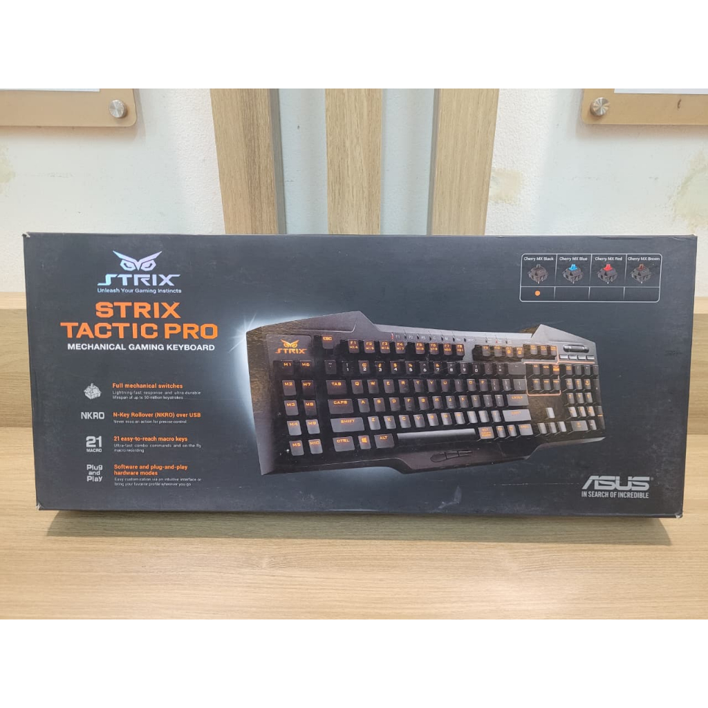 KEYBOARD STRIX TACTIC PRO MECHANICAL GAMING KEYBOARD [SECOND]