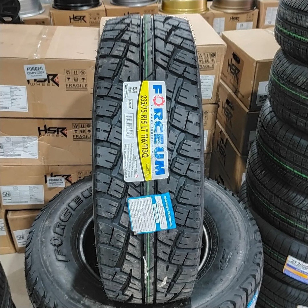 Ban Mobil Semi Offroad AT (All-Terrain) 235/70 R15 Forceum AT/Z Tubles Murah Ban Offroad Ring 15