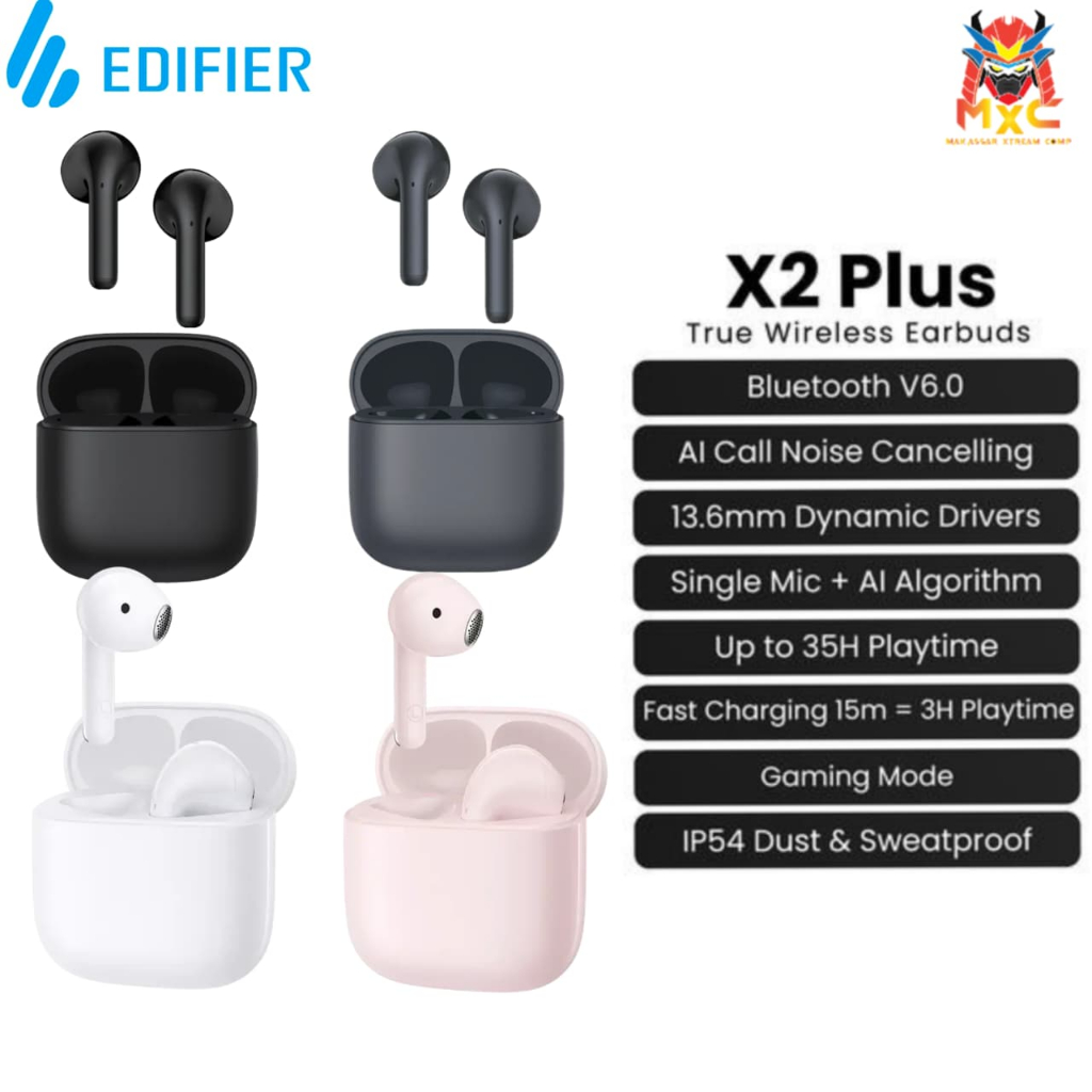 EDIFIER X2 PLUS True Wireless Earbuds