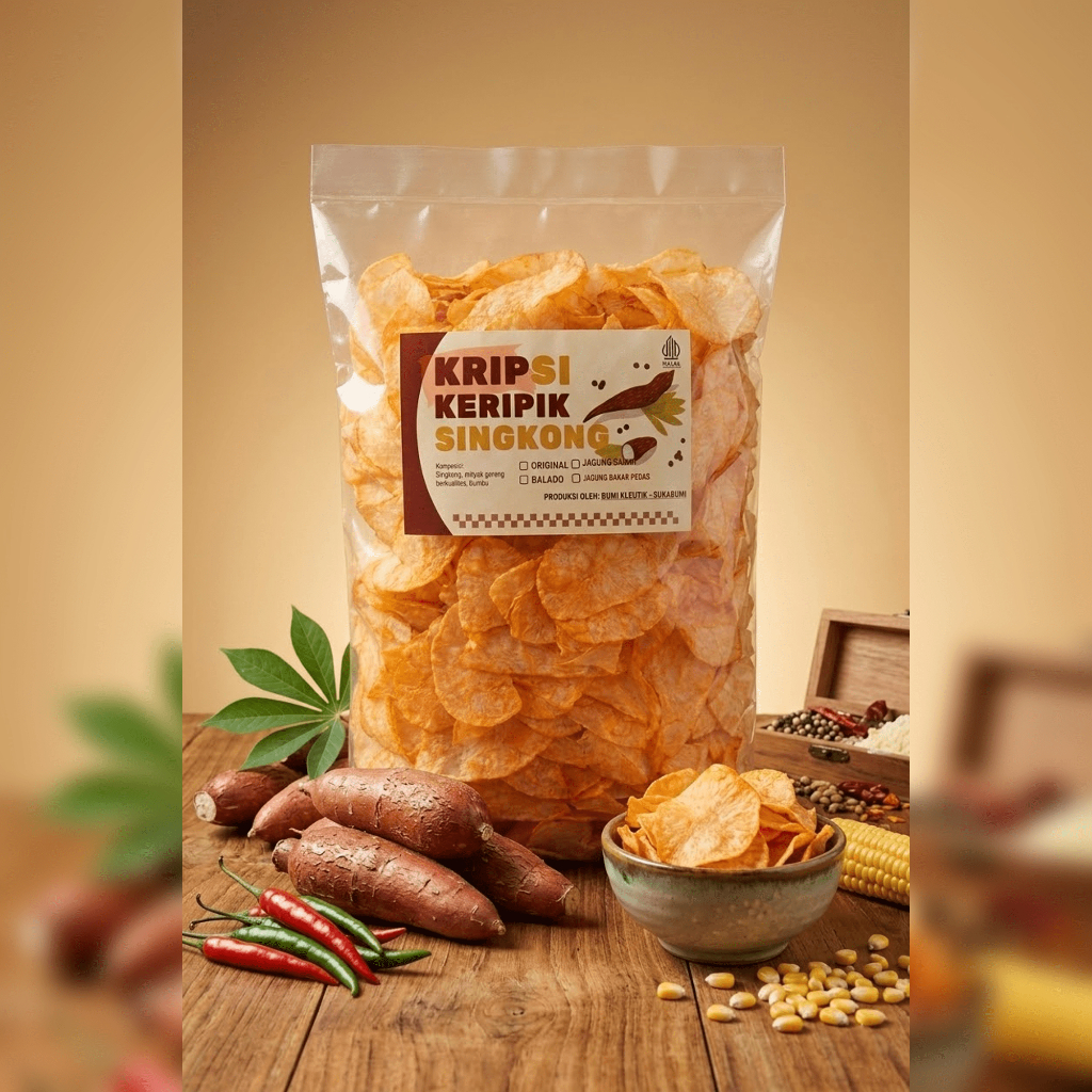 Keripik Singkong Sukabumi Renyah Gurih | Snack Crispy Balado